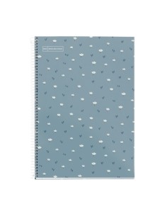 BLOC MR NB T.DURA Fº 80h 90g CD.4 FLO.AZ - Pack de 5 unidades